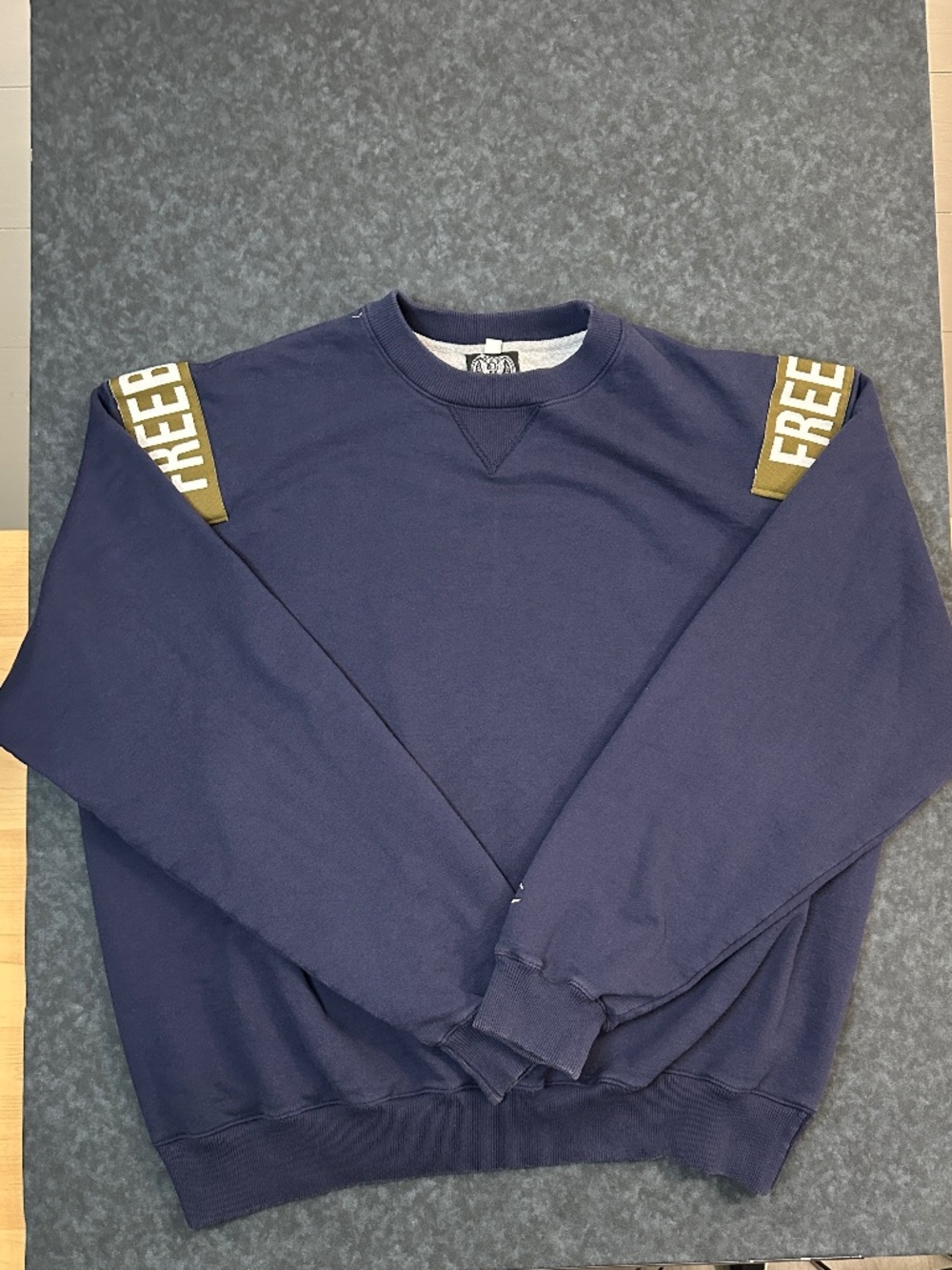 Freebandz Navy Future Champion Crewneck Sweater Size XXL